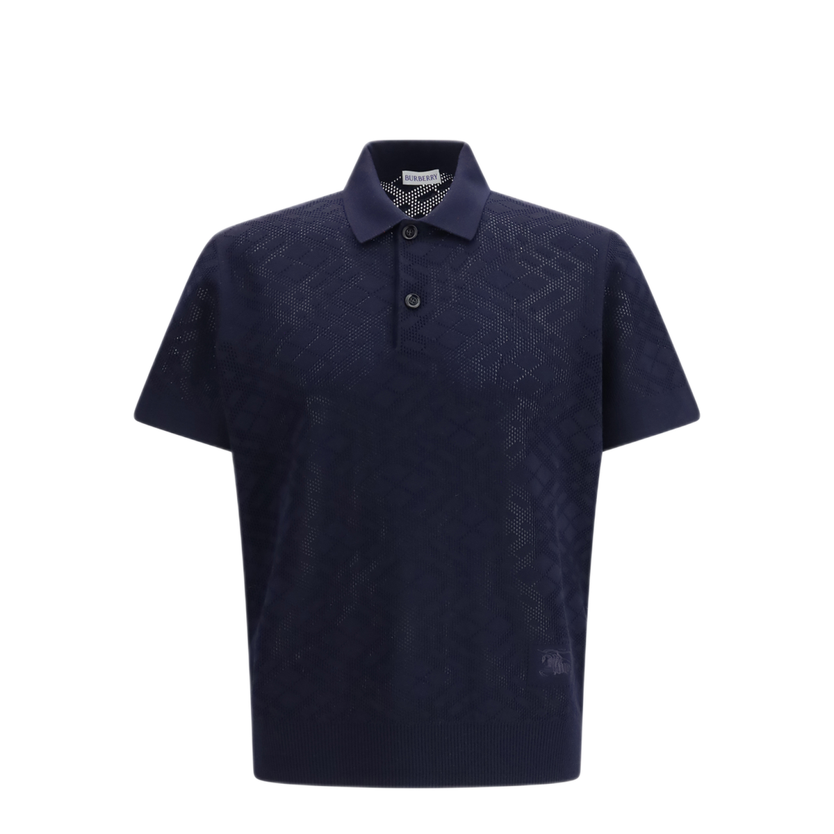 MAYFEYR - Burberry - Check Wool Polo - 8118493C4008
