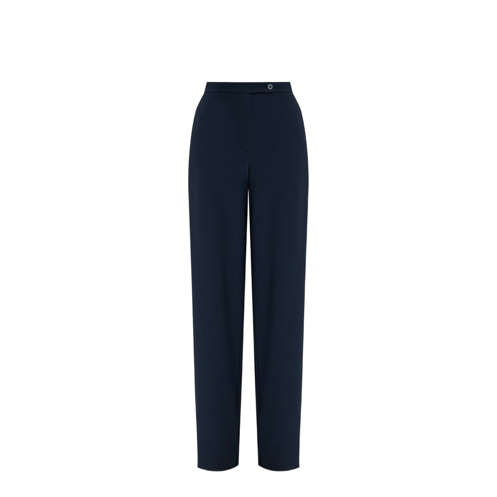 Palazzo Trousers in Fluid Armure Fabric
