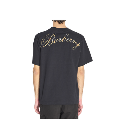 Black Cotton T-Shirt