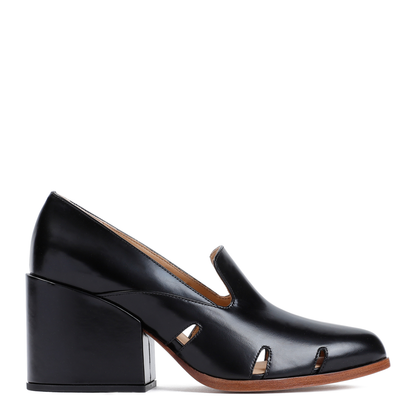 MAYFEYR - GABRIELA HEARST - Black Calf Leather Eliza Pumps - 4248528SZ001BLK