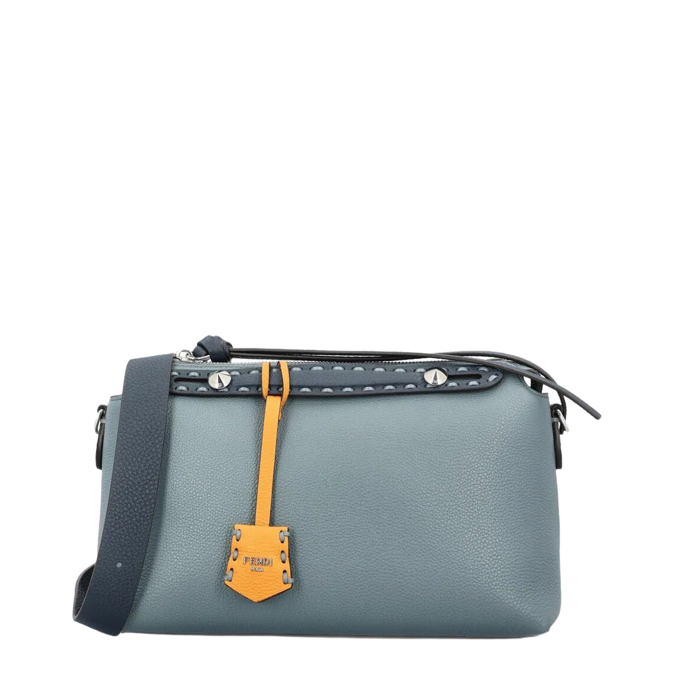 MAYFEYR - Fendi - Soft Selleria Medium Bag With Macro Stitching - 8BL155AVTC