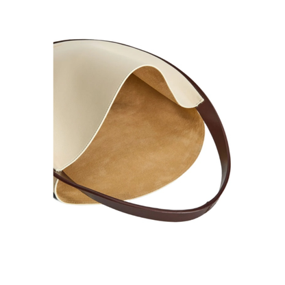 MAYFEYR - Jil Sander - Ivory Leather Pivot Shoulder Bag - J08ZH0103P9166106