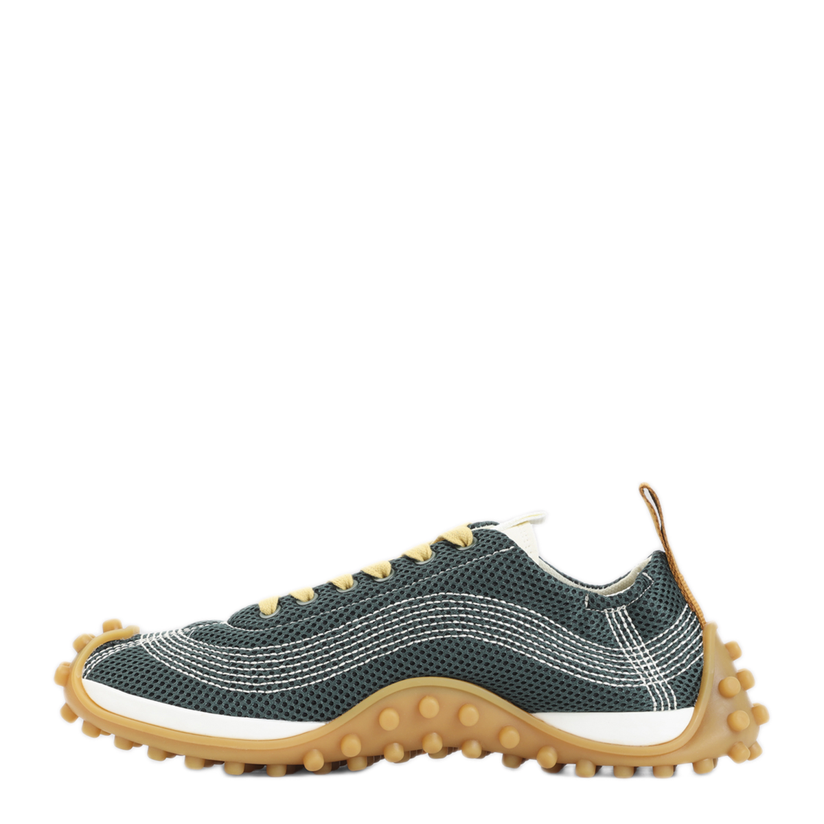 MAYFEYR - Ami Paris - Bottle Green Cumin Running Sneakers - USN505AW0003A368