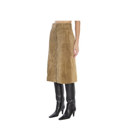 MAYFEYR - Arma - Elen Suede Skirt - 008L256072OLIVE