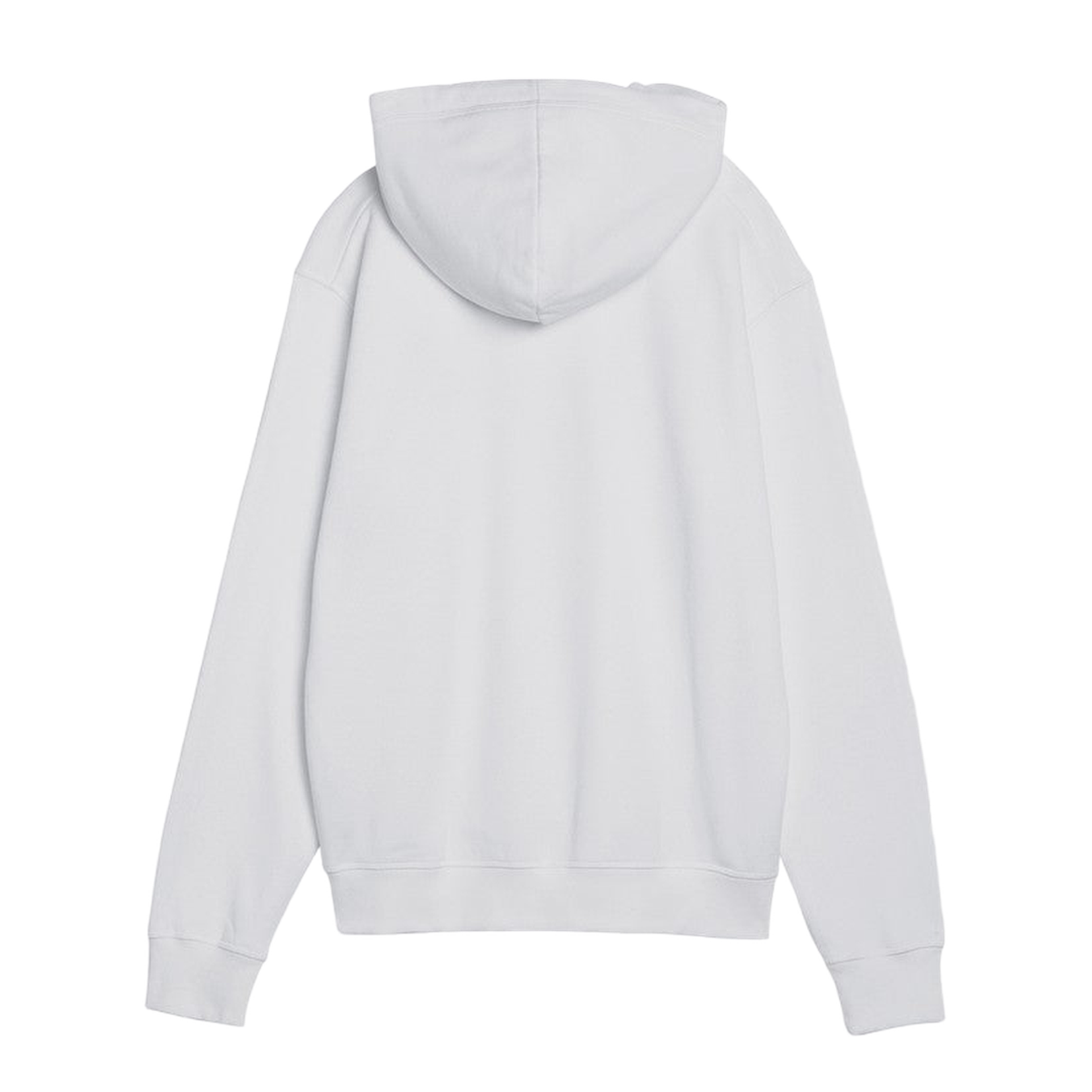 White Cotton Hoodie