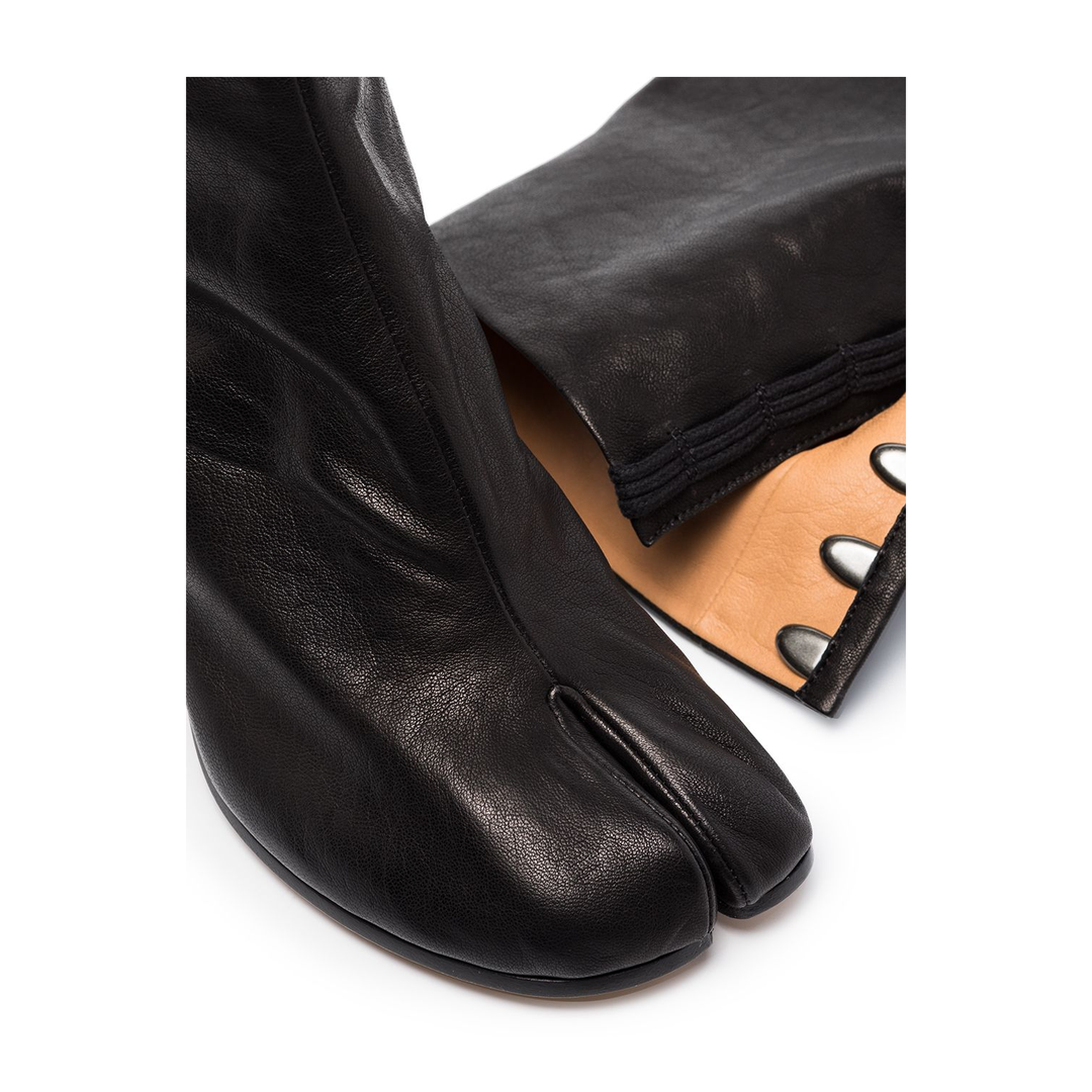 Tabi Leather Ankle Boots