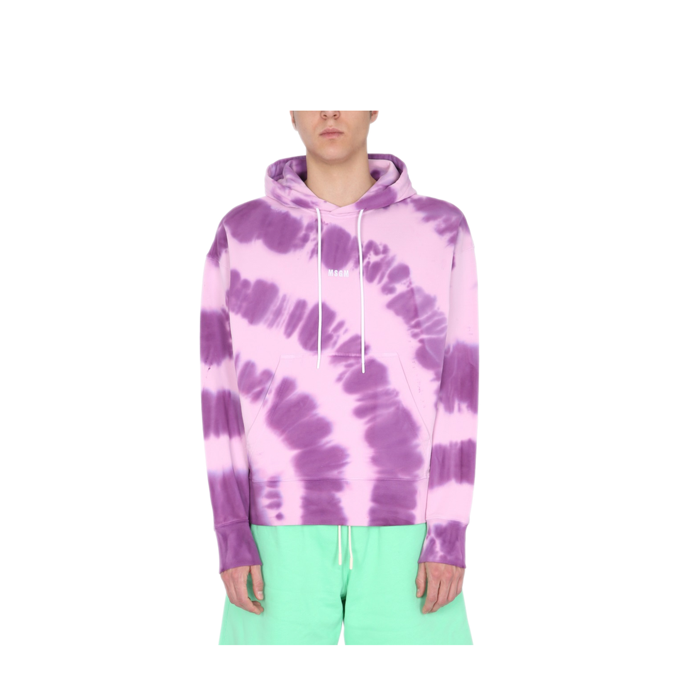 MAYFEYR - MSGM - Printed Sweatshirt With Micro Logo - 3040MM18621709572
