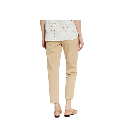 Pants with stitching on the legs