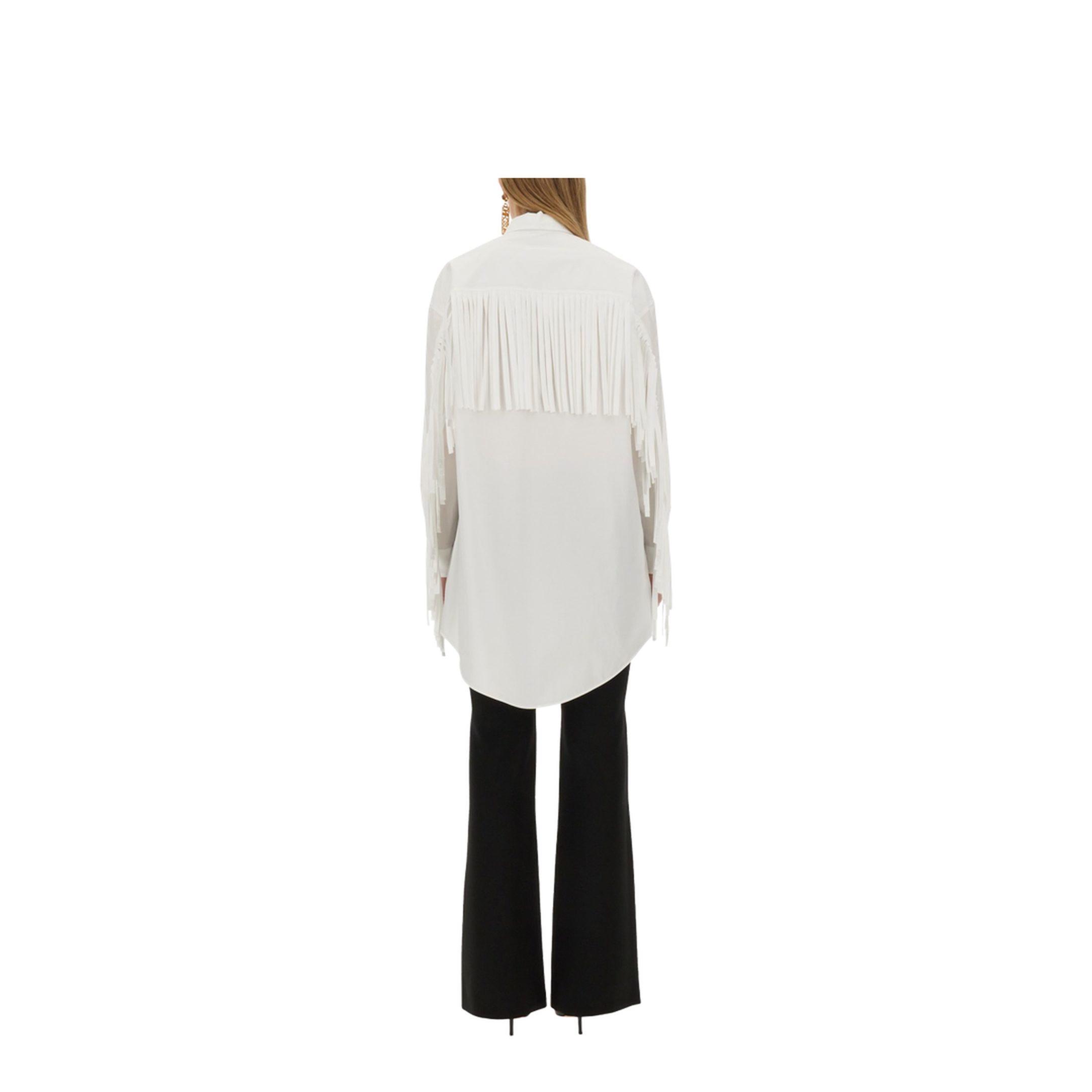 Oversized Couture Shirt in White