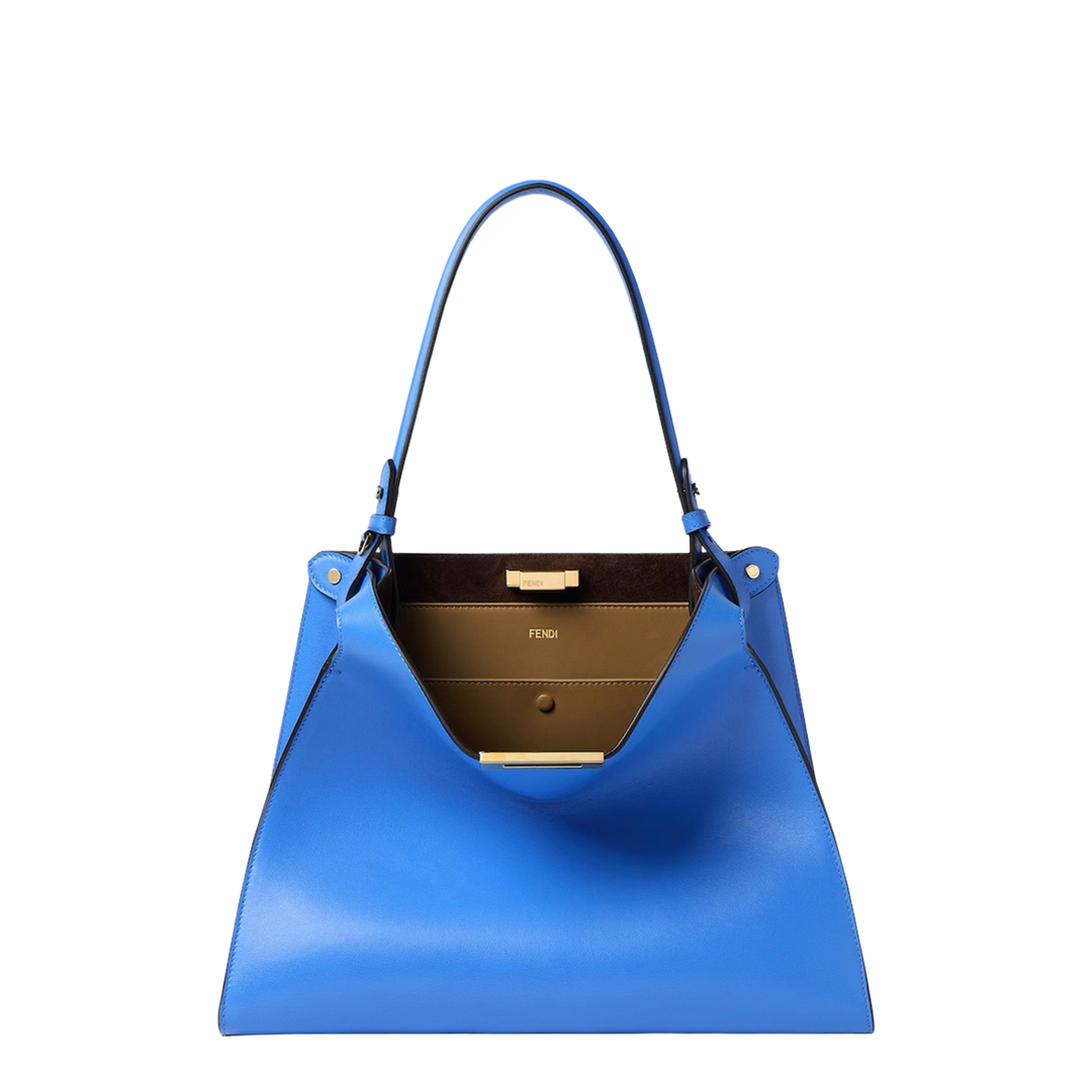 Way Medium Calf Leather Tote - Coastal Sky Blue