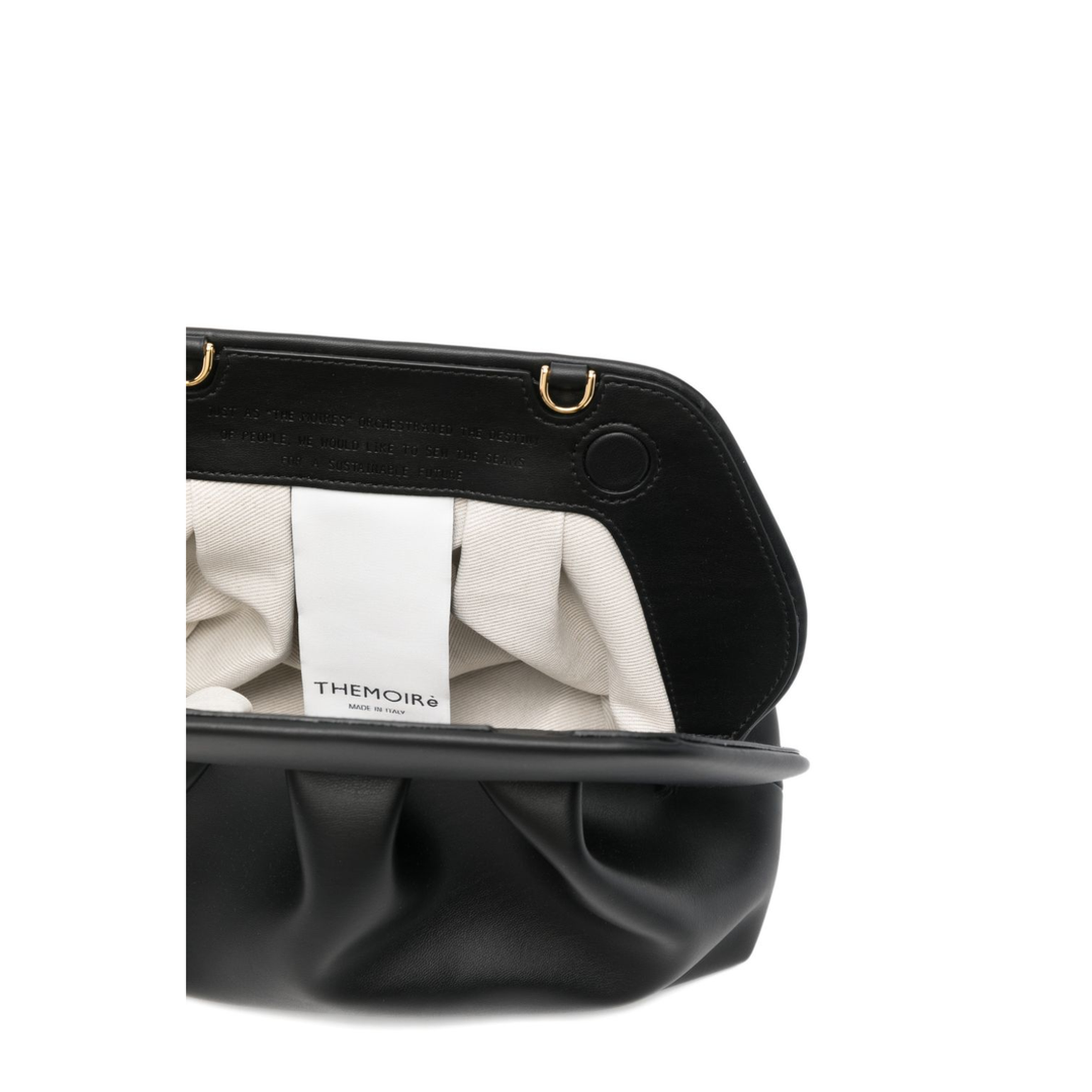 Tia Black Clutch
