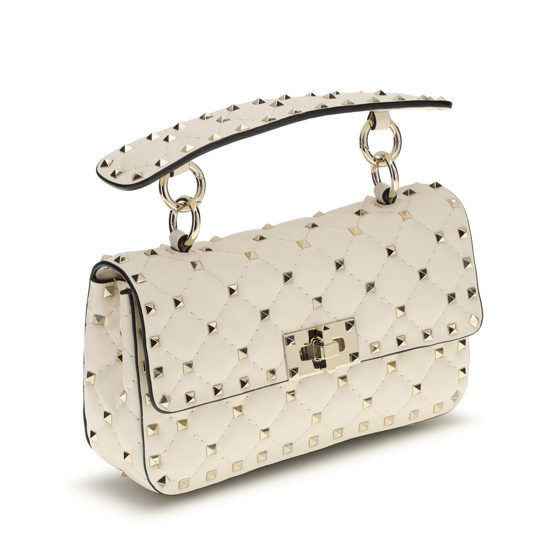 MAYFEYR - Valentino - Rockstud Spike Mini Top Handle Bag In Nappa - 9W2B0123NAPI16