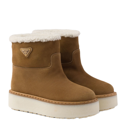 MAYFEYR - Prada - Suede Booties - 1T729NFZG50X0OF0401