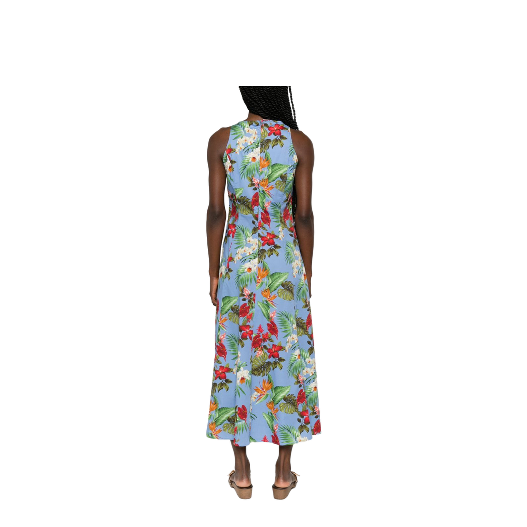 MAYFEYR - Archivio '67 - Printed Cotton Midi Dress - YWWPZJFB4