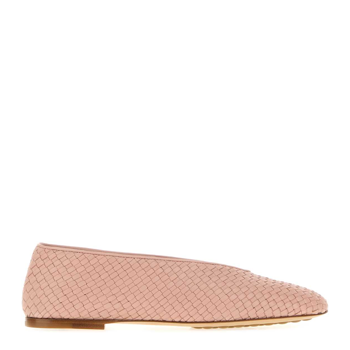 MAYFEYR - Bottega Veneta - Rosa Ballet Flat Intreccio - 837887V4VE05146