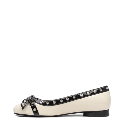 MAYFEYR - Ganni - Eyelet Bow Ballet Flats - S2929135