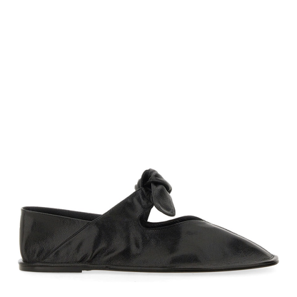 MAYFEYR - Hereu - Ballerina In Pelle - LLSSWFA240011BLACK
