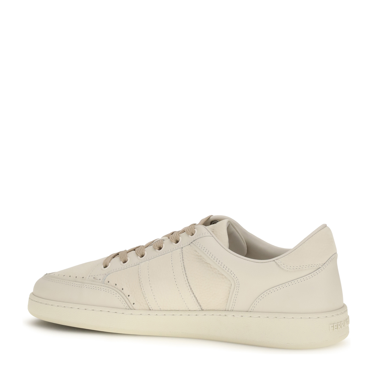MAYFEYR - Ferragamo - Leather Sneakers With Logo - 797143006