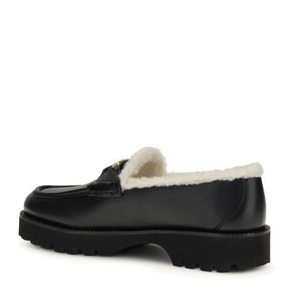 MAYFEYR - Valentino - Vlogo Fur Loafers - 7W0S0NF5JJJ0NI