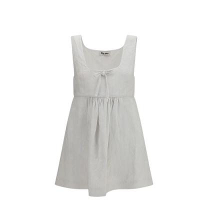 MAYFEYR - Miu Miu - Linen Short Dress - MF6589SOOO6733