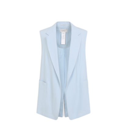 MAYFEYR - Sportmax - Light Blue Viscose Gilet - 2612281012600002