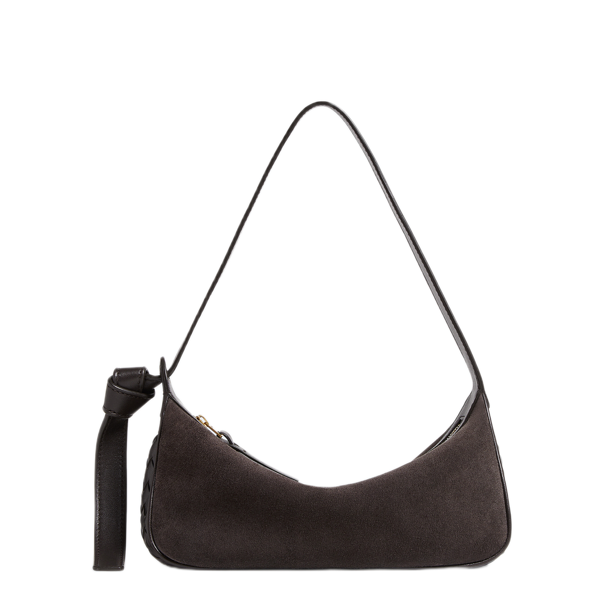 Calfskin Shoulder Bag - Espresso
