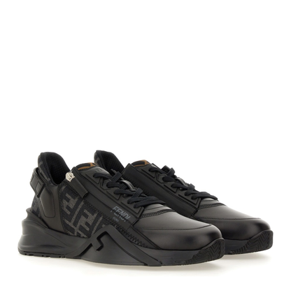 Flow Trainers Leather Black