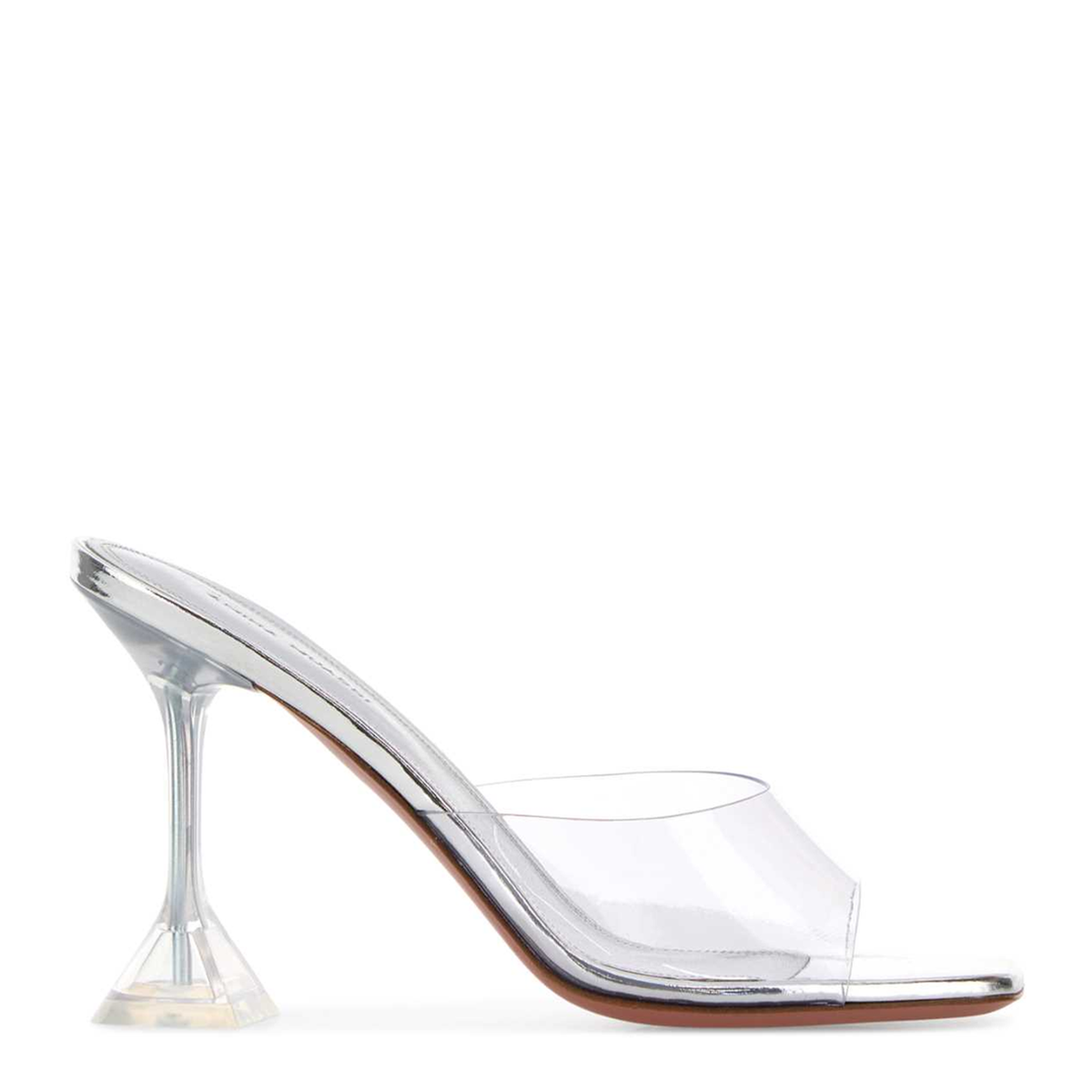 MAYFEYR - Amina Muaddi - Lupita Glass Slipper 95 - LUPITAGLASSSLIPPER95TRASIL