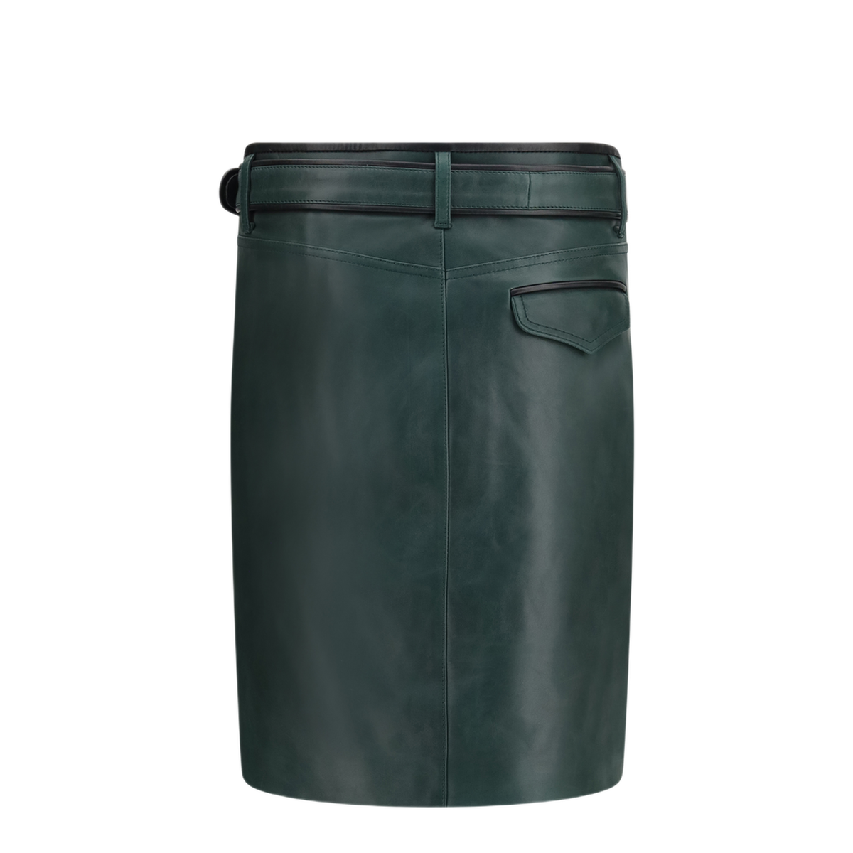 MAYFEYR - Marni - Leather Skirt With Belt And Pockets - GOMX0872QUULA77000V98
