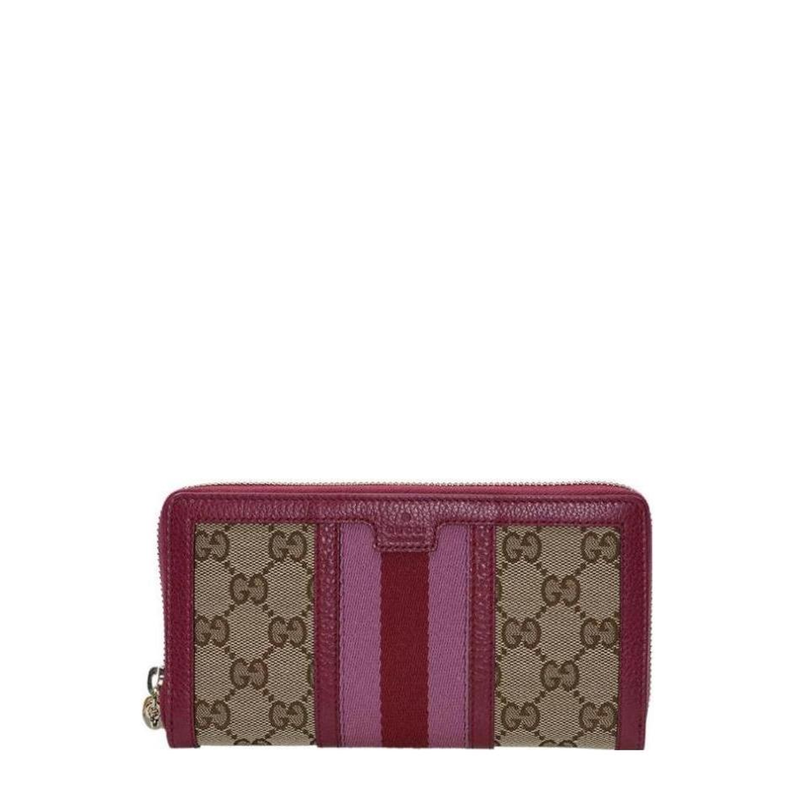 Ophidia Exotic Leathers Zip Around Wallet - Burgundy