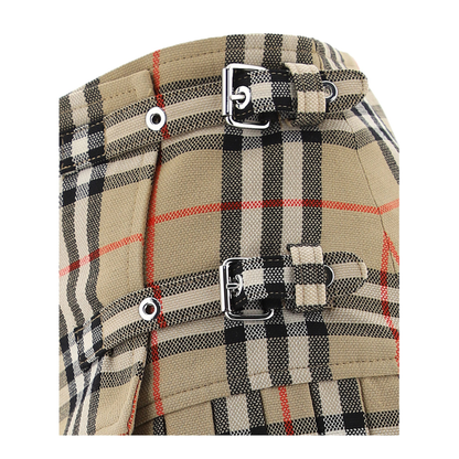 MAYFEYR - Burberry - Vintage Check Patterned Skirt - 8025832