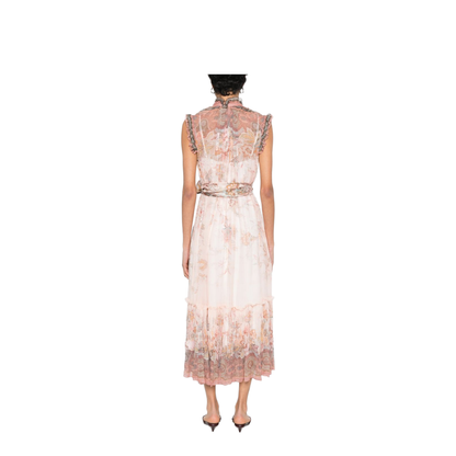 Alchemy Flutter Dress - Pink