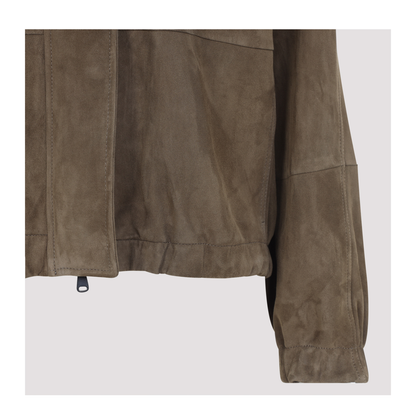MAYFEYR - Brunello Cucinelli - Suede Leather Jacket - MPCAI7594P