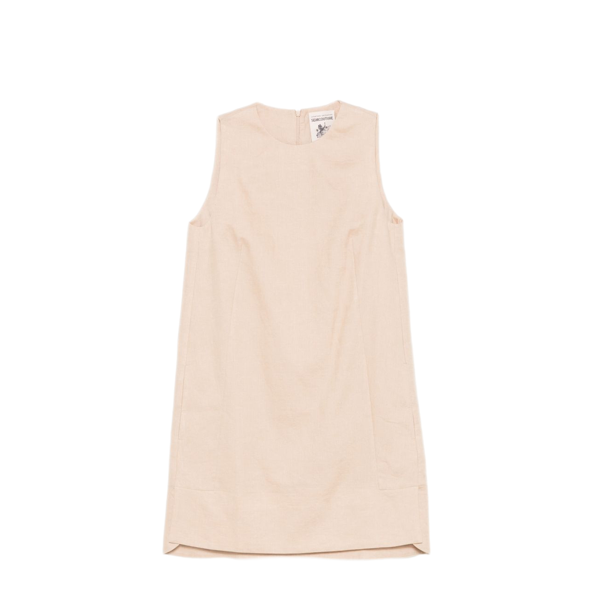 MAYFEYR - Semicouture - Beige Sleeveless Dress - S6SN18V642