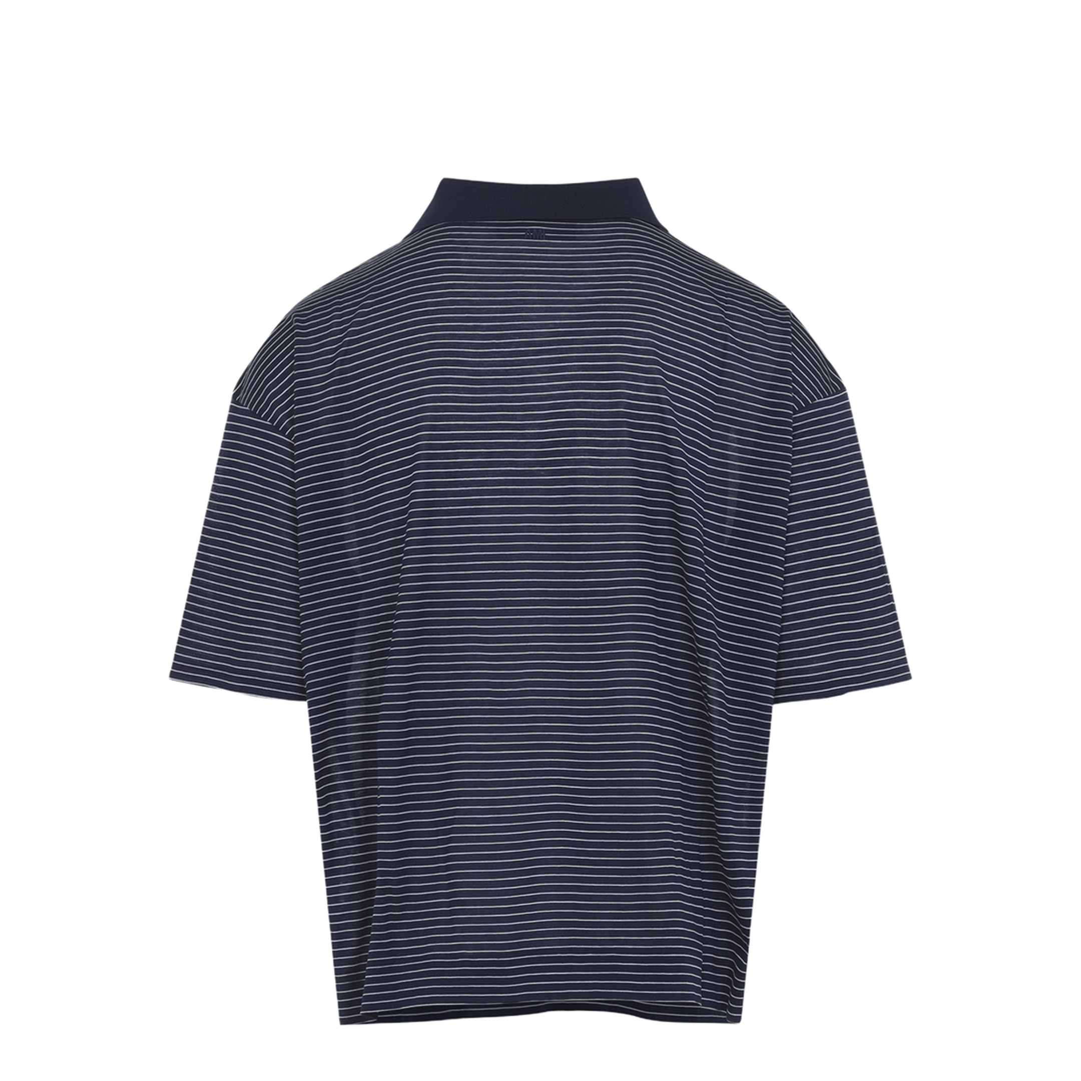 MAYFEYR - Ami Paris - Striped Boxy Fit Polo - UPL422JE0212