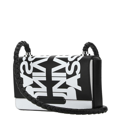 Two-tone Leather Crossbody Bag