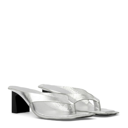 MAYFEYR - Mm6 Maison Margiela - Sandals Silver - S66WP0210M30011T9002