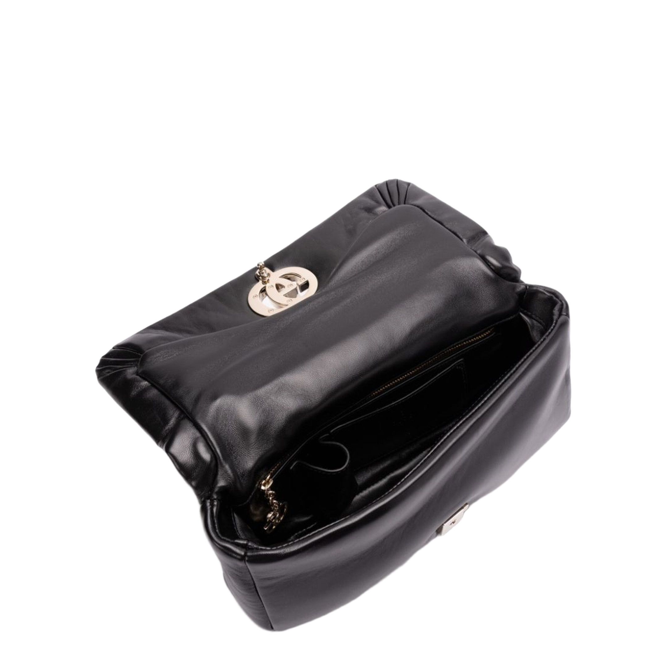 Go Small Leather Shoulder Bag - Black