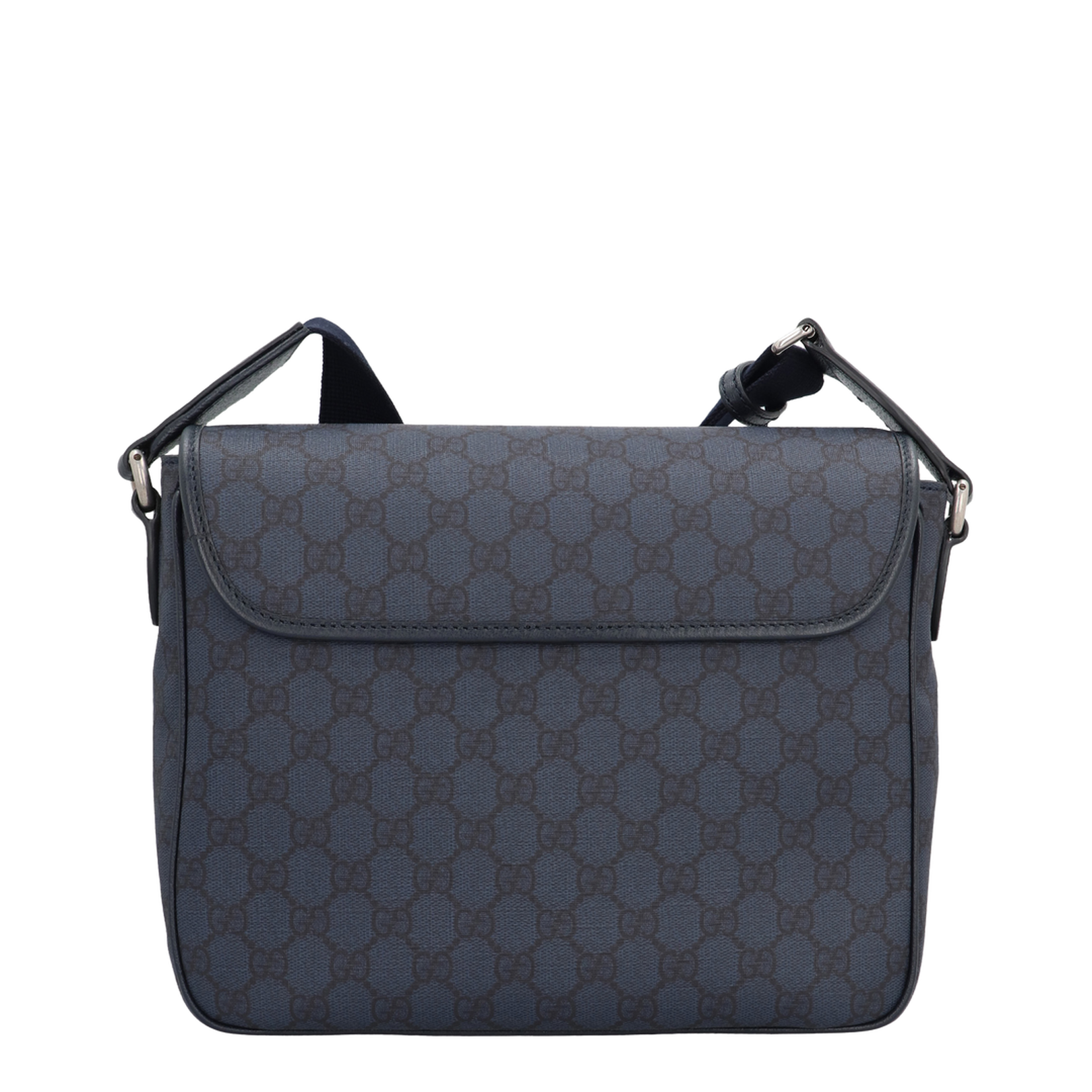 Ophidia Medium Canvas Messenger Bag - Navy Blue