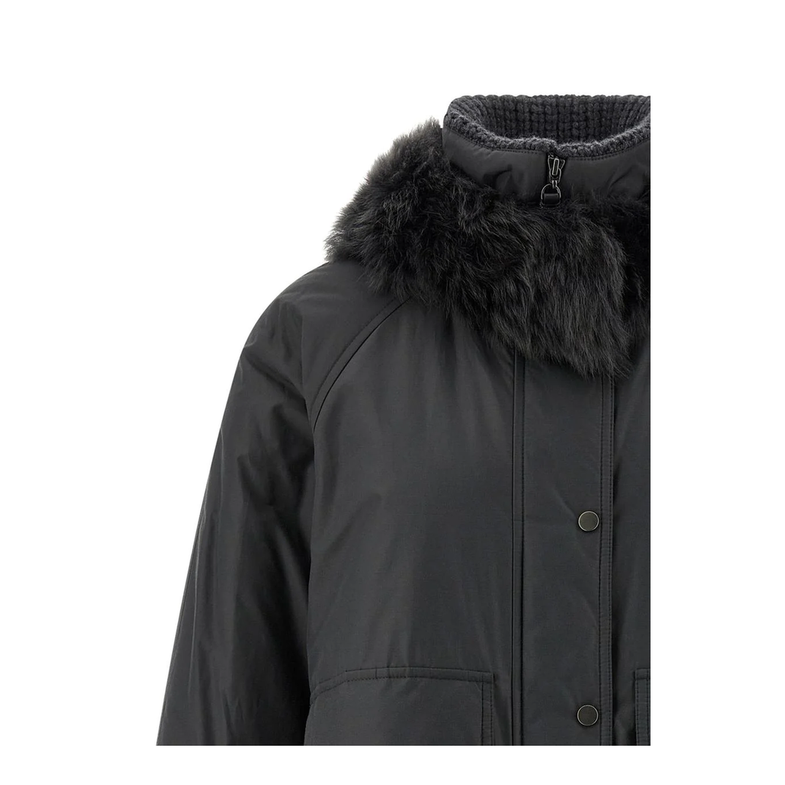 Cashmere Neck Down Jacket