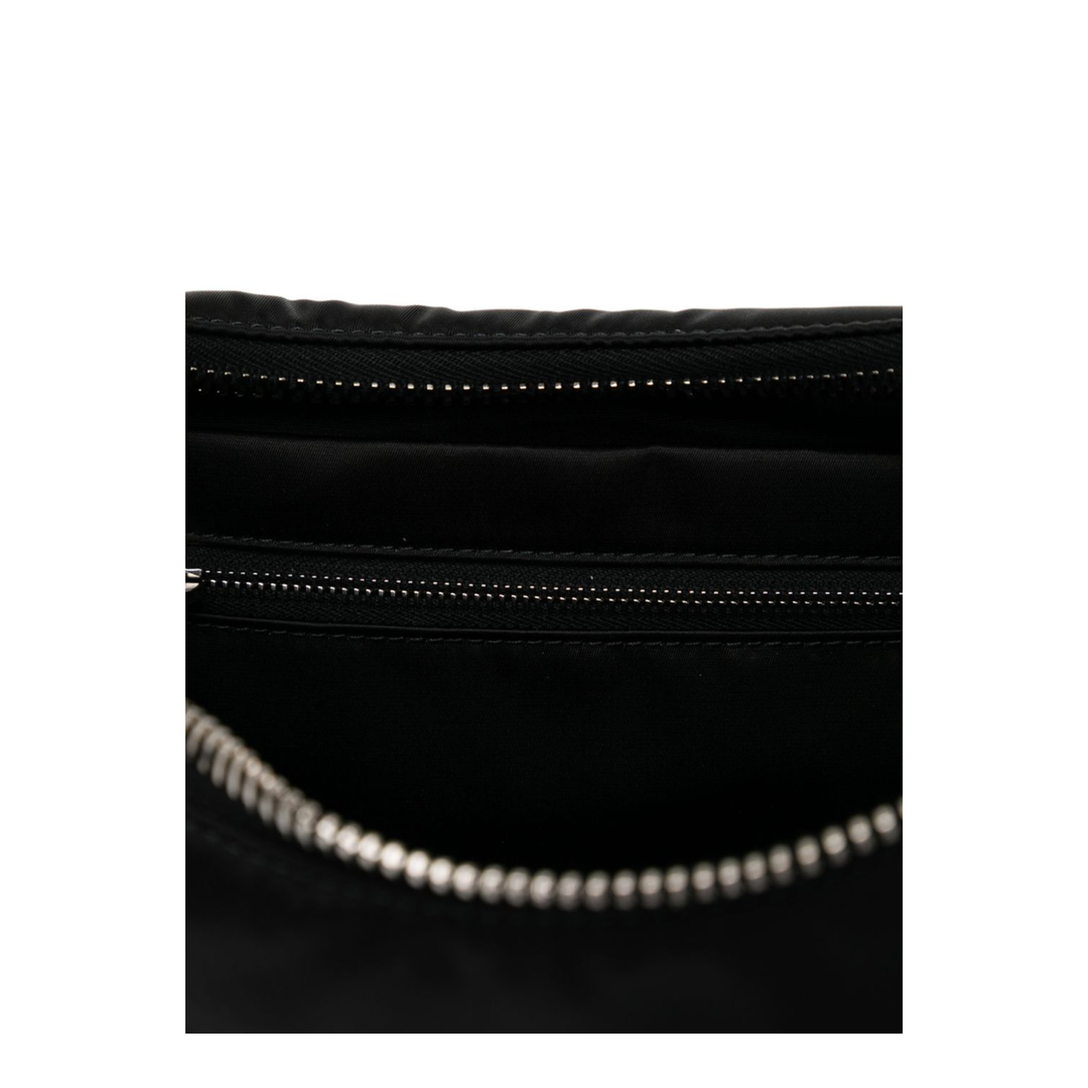 Gemini Small Lamb Leather Shoulder Bag - Black