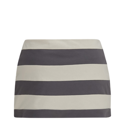 MAYFEYR - Miu Miu - Striped Cotton Mini Skirt - MJD235SOOO195L