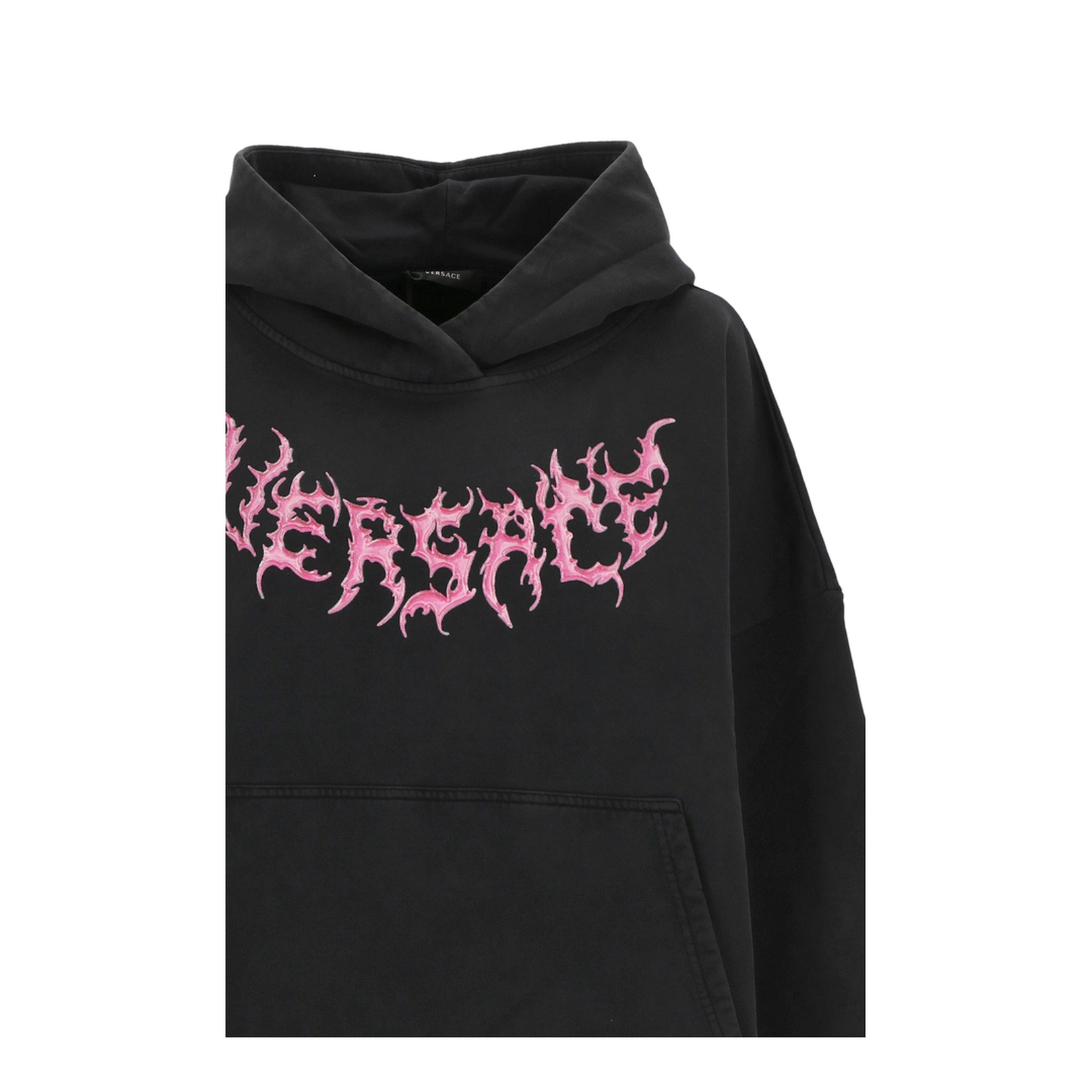 Hooded Sweatshirt With Logo In Black