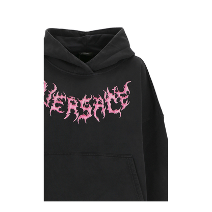 Hooded Sweatshirt With Logo In Black