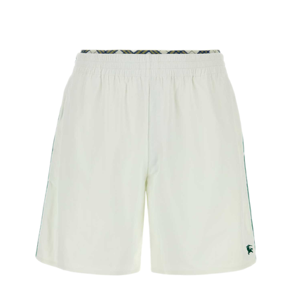 MAYFEYR - Burberry - White Stretch Nylon Bermuda Shorts - 8125894A2014