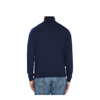 MAYFEYR - John Smedley - Cherwell Turtleneck Sweater - CHERWELLHEMINGWAYBLUE