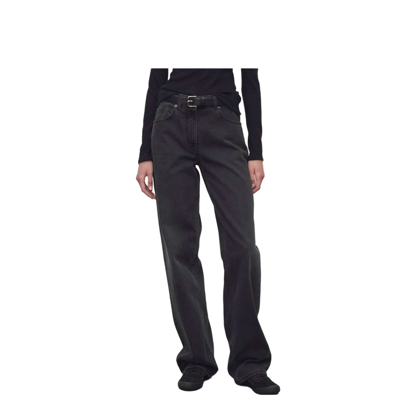 Clair Jeans in Denim - Black