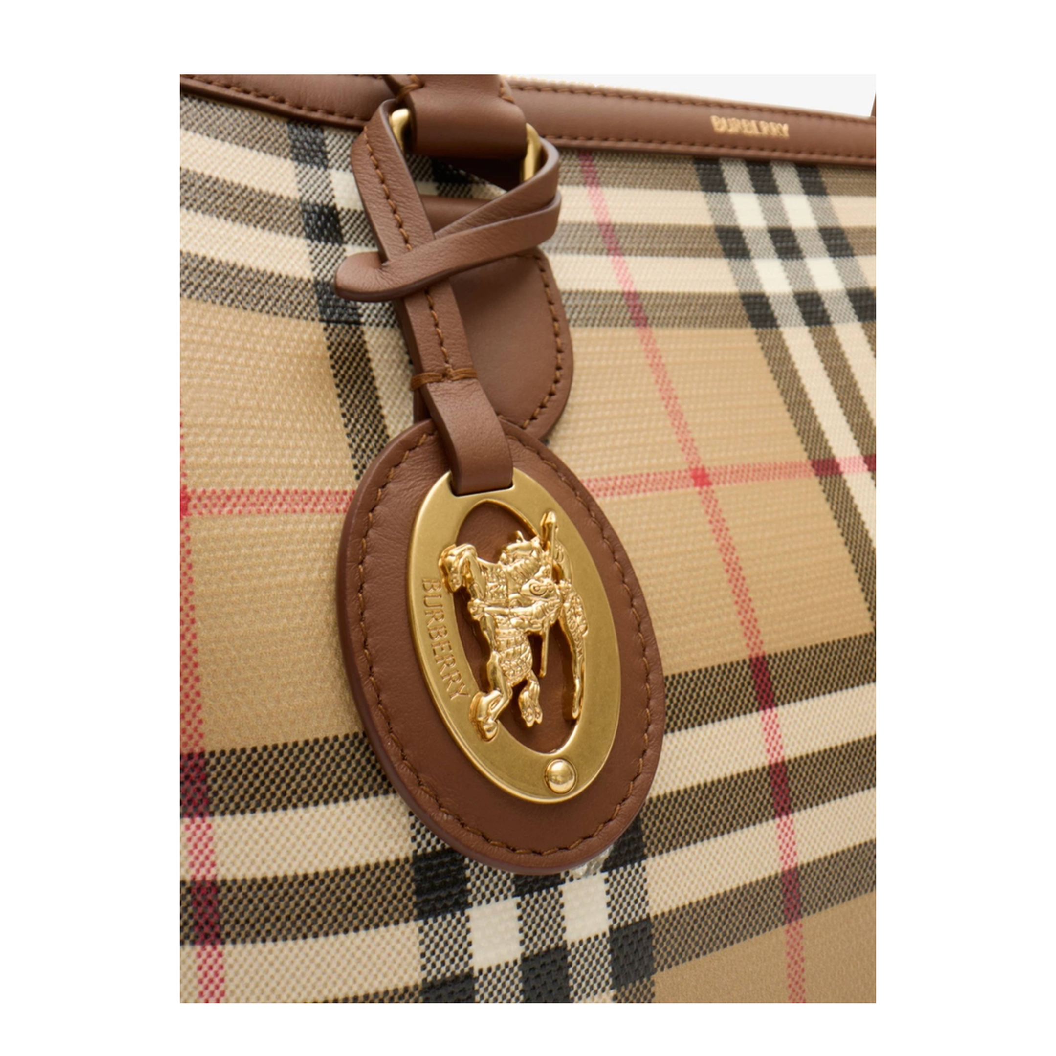 MAYFEYR - Burberry - Tote Check Piccola Con Cerniera - 8129048A7026