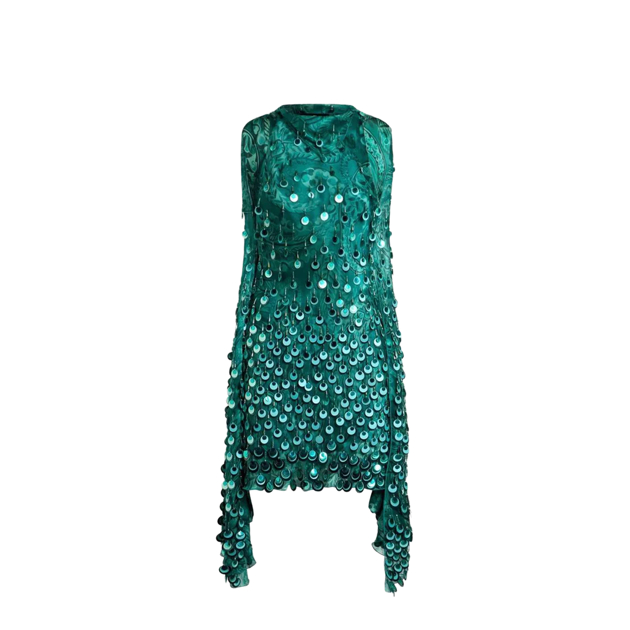 Short Dress Paisley Print