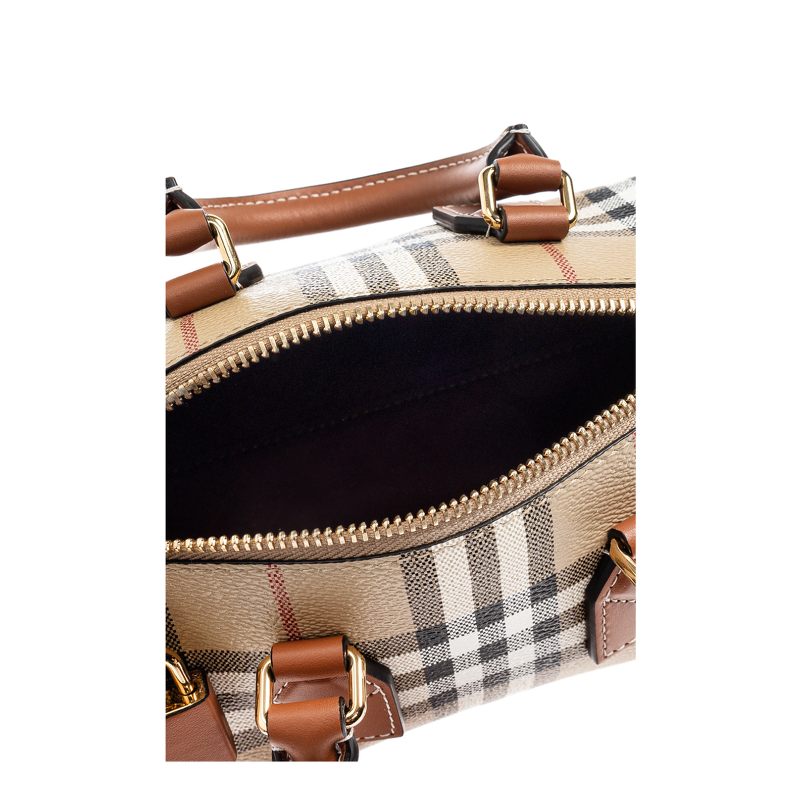 Mini Check Bowling Bag